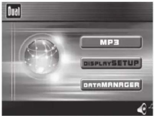 Dual MP3 DISPLAYSETUP DATAMANAGER