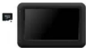 PRESTIGIO GeoVision 5055 iGo - Поставяне на microSD карта - 1