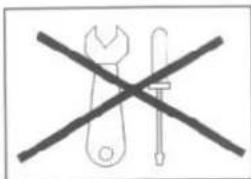 Diagram showing crossed wrench and screwdriver crossed by a diagonal line, indicating no crossed wrench or screwdriver.