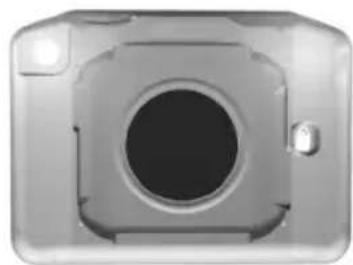 Pelgrim OKW593 - Unless you are using the grill, or the deep baking tray is used only as a drip tray when spit-roasting, the deep tray should not be inserted into the first guide. - 1