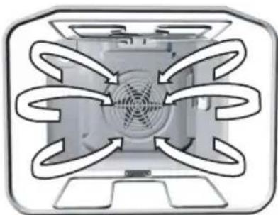 Pelgrim OKW593 - For food preservation, use the lower heater + fan operating mode. - 1