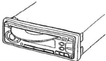 AIWA CDC-X115 YU - Insert a disc with the labeled side upward to start CD play. - 1