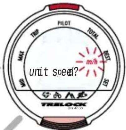 MILOT TOTAL MAX MP Unit speed? m/h TRELOCK RR 4000