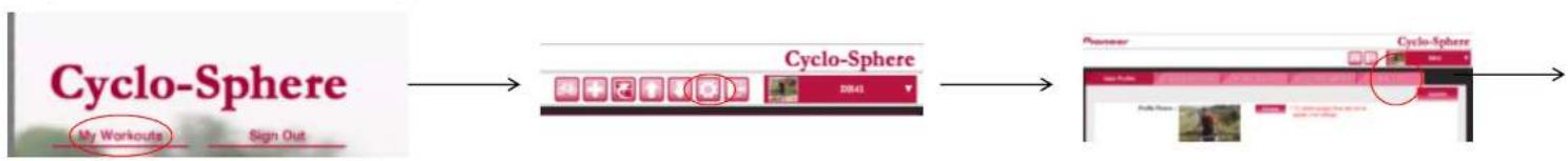 PIONEER SGY-PM68 - Auto "Forward" to STRAVA, Training Peaks, Facebook & Twitter - 1