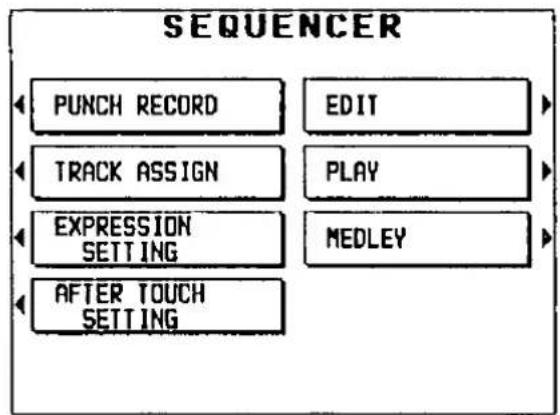 TECHNICS SX-F100 - ■ SEQUENCER - 2