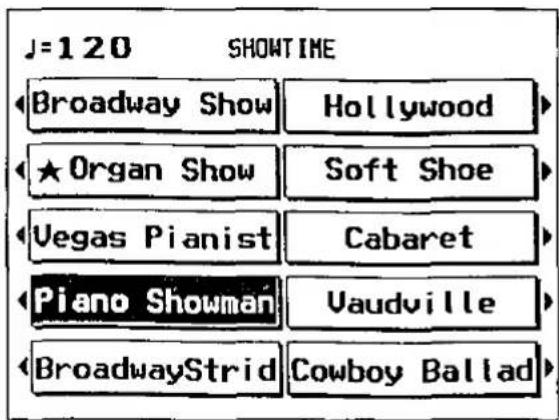 J=120 SHOWTIME Broadway Show Hollywood ★Organ Show Soft Shoe Vegas Pianist Cabaret Piano Showman Vaudville BroadwayStrid Cowboy Ballad