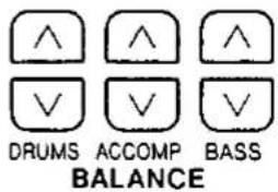 DRUMS ACCOMP BASS BALANCE