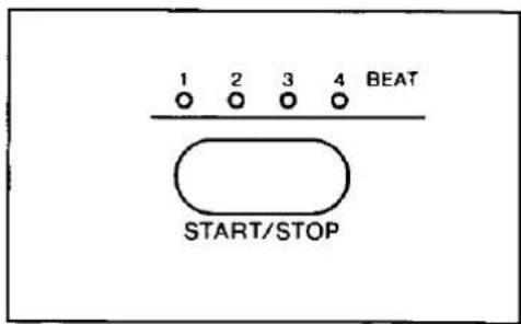 1 2 3 4 BEAT START/STOP