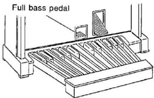 Full bass pedal
