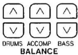 DRUMS ACCOMP BASS BALANCE