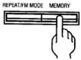 REPEAT/FM MODE MEMORY