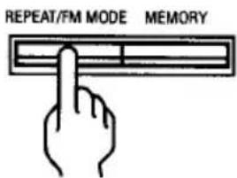REPEAT/FM MODE MEMORY