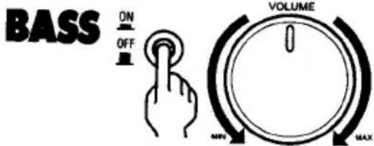 BASS ON OFF VOLUME MPV MAX