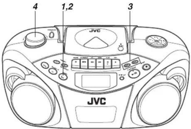 JVC RC-EX20B - Tuning in a station - 1