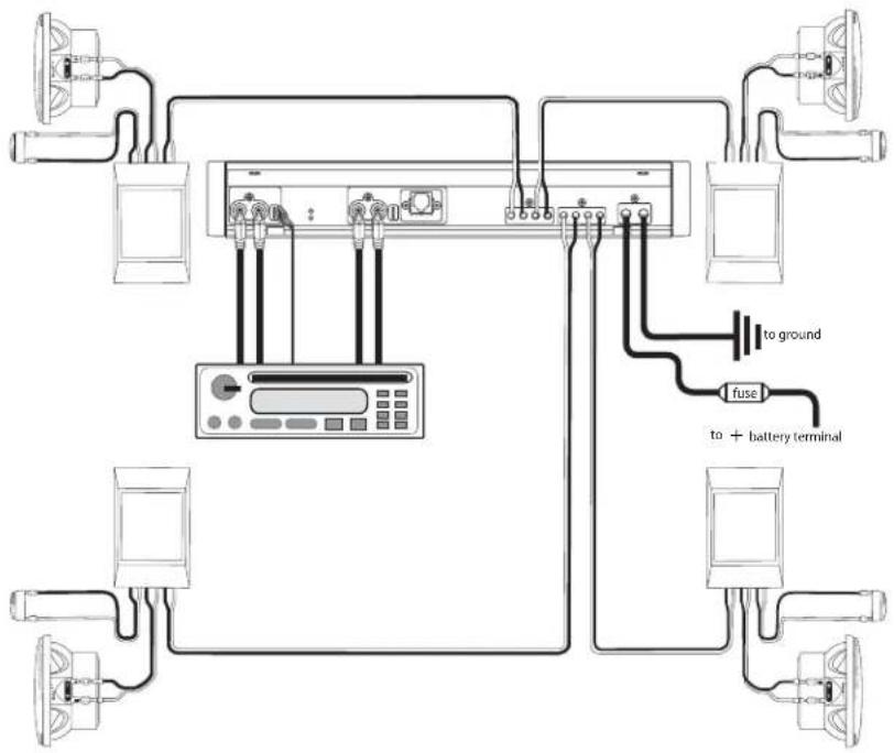 BOSTON ACOUSTICS GT 40 - System Examples - 1