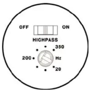 BOSTON ACOUSTICS GT 40 - 7) FRONT Crossover Controls - 1