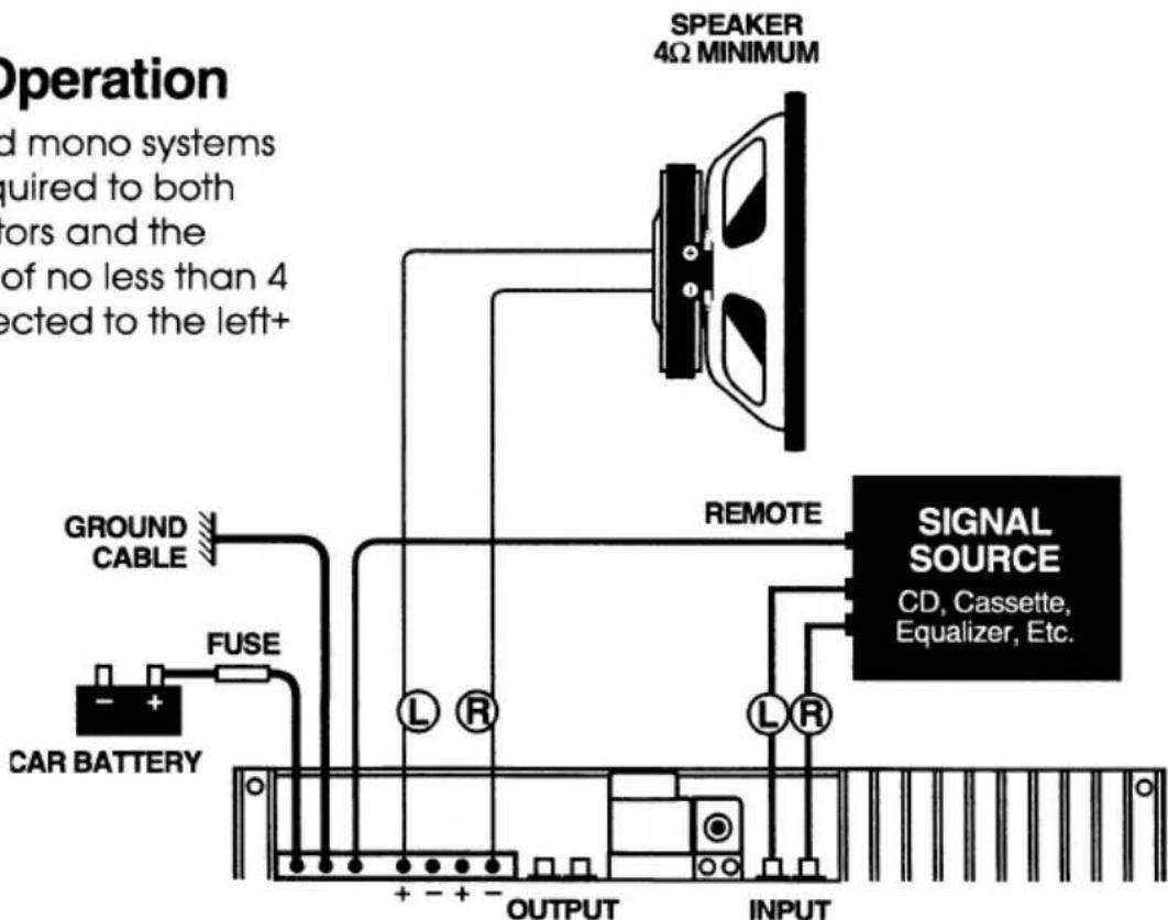 KICKER 160SS - Bridged Operation - 1