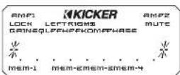 KICKER SX900.2 - VFD DISPLAY - 1