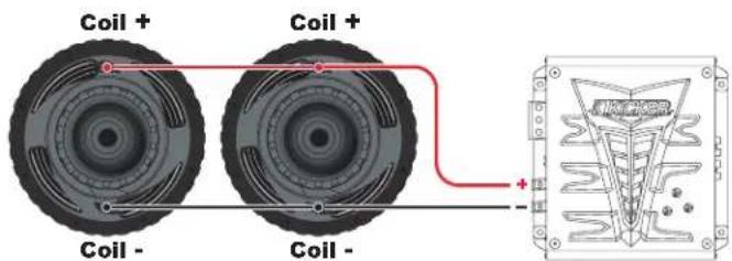 Coil + Coil + Coil - Coil - Coil +