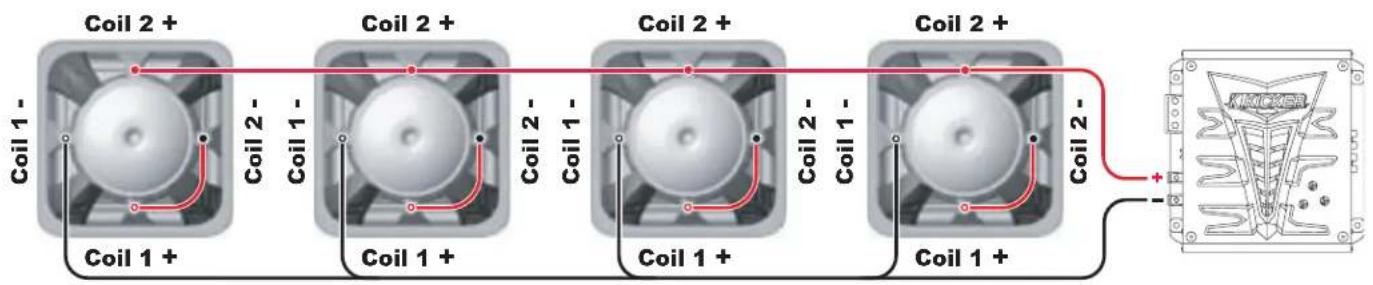 Coil 2 + Coil 1 - Coil 2 - Coil 1 - Coil 2 + Coil 1 + Coil 2 + Coil 1 + Coil 2 - Coil 1 + Coil 2 + Coil 1 +