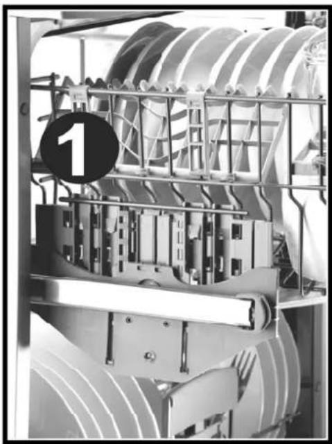 VESTEL BMJ-L503-X - Top basket height adjustment while it is full - 2