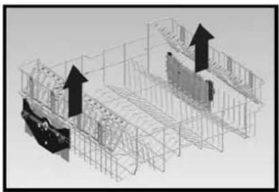 VESTEL BMJ-L503-X - Top basket height adjustment while it is full - 1