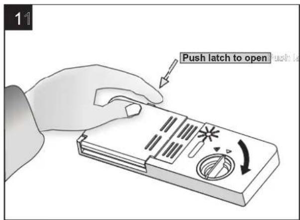 Push latch to open 11