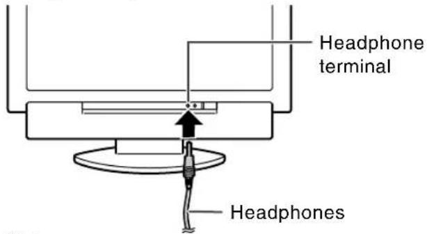 Headphone terminal Headphones