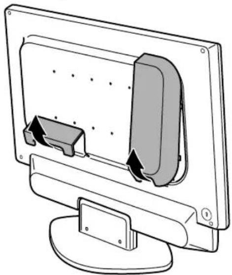 SHARP LD-23SH1U - Removing/replacing the terminal cover - 1