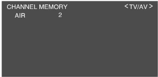 CHANNEL MEMORY AIR 2