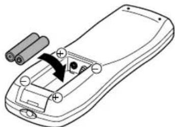 SHARP LD-23SH1U - Batteries for the remote control - 2