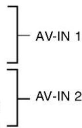 AV-IN 1 AV-IN 2