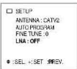 SANYO AVM32F9 - SET-UP - 2