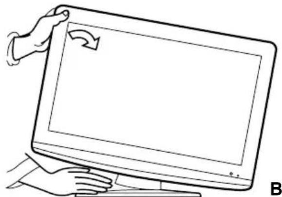 SANSUI HDLCD2212 - How to remove the stand - 2