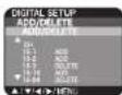 SANSUI DTV1300 - TO ADD/DELETE CHANNELS (DIGITAL MODE) - 6