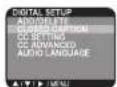 SANSUI DTV1300 - TO VIEW CLOSED CAPTIONS (DIGITAL MODE) - 1