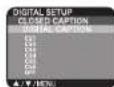 SANSUI DTV1300 - TO VIEW CLOSED CAPTIONS (DIGITAL MODE) - 3