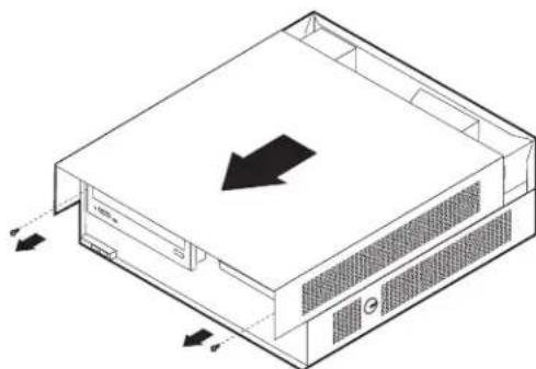 IBM 8301 - Removing the cover Types 8301 and 8302 - 2