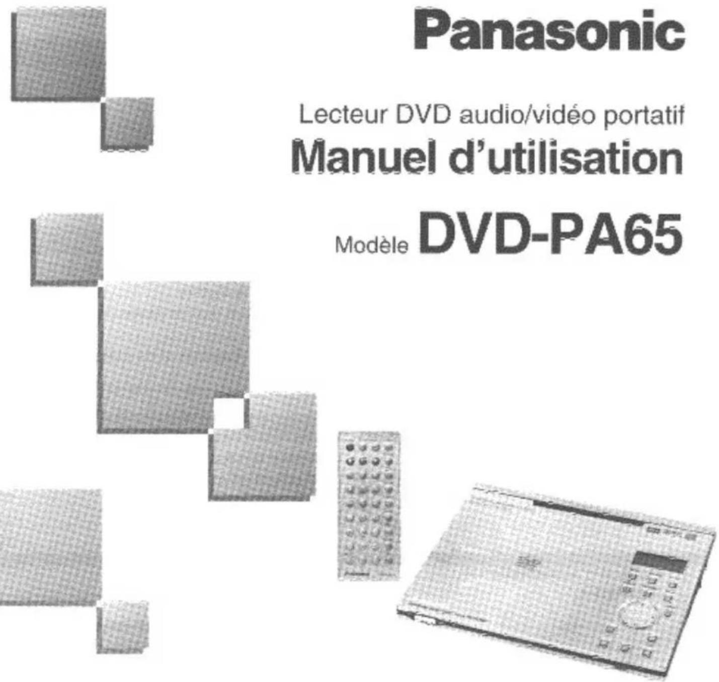 PANASONIC DVD-PA65 - Product information - 1