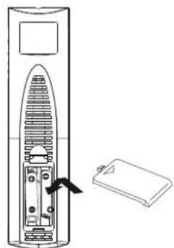 DENVER TFD-1906DVBT - Remote Control Battery Installation - 2