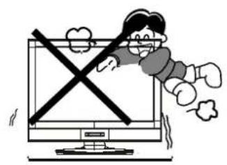 Cartoon illustration showing a person using a computer with a crossed-out X symbol, indicating no usage or exclusion.