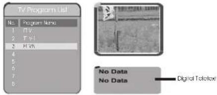 DENVER TFD-1506DVBT - EPG (Electronic Program Guide) - 1