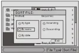 DENVER TFD-1506DVBT - Sort File - 1