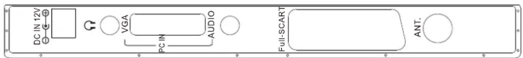 DENVER TFD-1506DVBT - REAR VIEW OF TV SET - 2