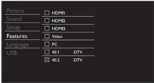 MAGNAVOX 22ME402V - Channel lock - 1