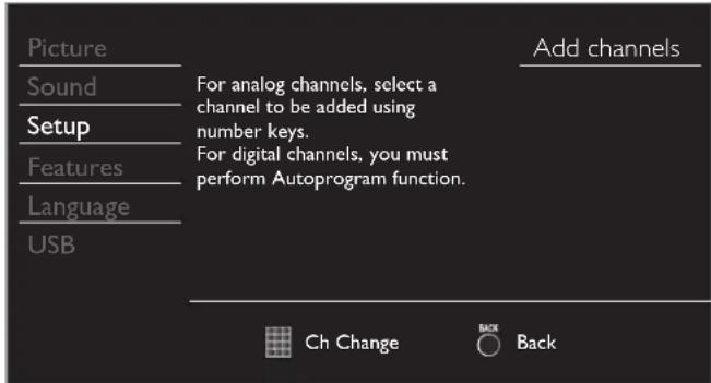 MAGNAVOX 22ME402V - Add channels - 1