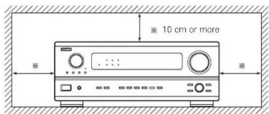 DENON AVR-981 - CAUTIONS ON INSTALLATION - 1