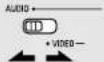 DENON AVR-786S - Set the MODE 1 switch to "AUDIO" or "VIDEO". - 1