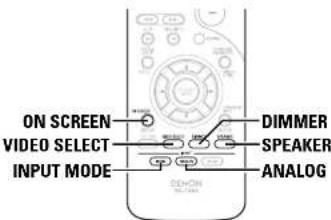 DENON AVR-786S - Press the VIDEO SELECT button repeatedly until the desired source appears on the display. - 2