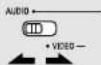 DENON AVR-786S - Set the MODE 1 switch to "AUDIO" or "VIDEO". - 1